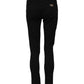 Dolce & Gabbana Black Cotton Logo Skinny Mid Waist Denim Jeans
