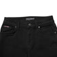 Dolce & Gabbana Black Cotton Logo Skinny Mid Waist Denim Jeans