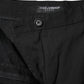 Dolce & Gabbana Black STAFF High Waist Tapered Pants