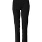 Dolce & Gabbana Black STAFF Mid Waist Tapered Pants