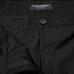 Dolce & Gabbana Black STAFF Mid Waist Tapered Pants