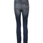 Dolce & Gabbana Blue Cotton HighWaist Skinny Denim Jeans
