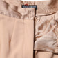 Dolce & Gabbana Beige Polyester Mid Waist Tapered Pants