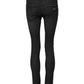 Dolce & Gabbana Black Cotton Low Waist Skinny Denim Jeans