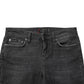 Dolce & Gabbana Black Cotton Low Waist Skinny Denim Jeans