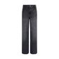 Kenzo Black Cotton Straight-Leg Jeans