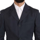 Romeo Gigli Elegant Blue Two-Piece Suit