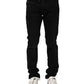 Dolce & Gabbana Black Cotton Skinny Denim Jeans
