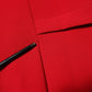 Armani Exchange Red Above Knee Long Sleeves Sheath Dress