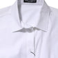 Dolce & Gabbana White Cotton Long Sleeves Collared Shirt Top
