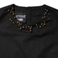 Boutique Moschino Black Cotton Sleeveless Women Tank T-shirt