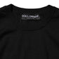 Dolce & Gabbana Black Cashmere Sleeveless Women Tank T-shirt