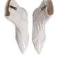 Elisabetta Franchi White Stiletto Heels Mid Calf Boots Shoes