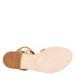 Alberta Ferretti Brown Flip Flops Zipper Ankle Strap Shoes