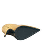 Patrizia Pepe Gold Patent Leather High Heels Pump Shoes