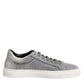 HIDE & JACK Gray Suede Low Top Lace Up Sneakers Shoes