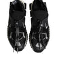 Dolce & Gabbana Black White Logo Sorrento Sneakers Shoes