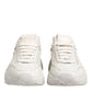Dolce & Gabbana White DAYMASTER Calf Leather Sneakers Shoes