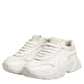 Dolce & Gabbana White DAYMASTER Calf Leather Sneakers Shoes