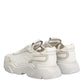 Dolce & Gabbana White DAYMASTER Calf Leather Sneakers Shoes
