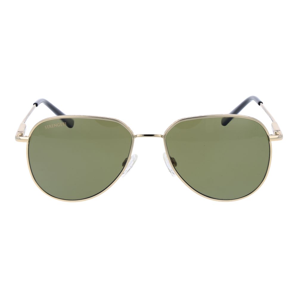 Serengeti Gold Plastic Sunglasses