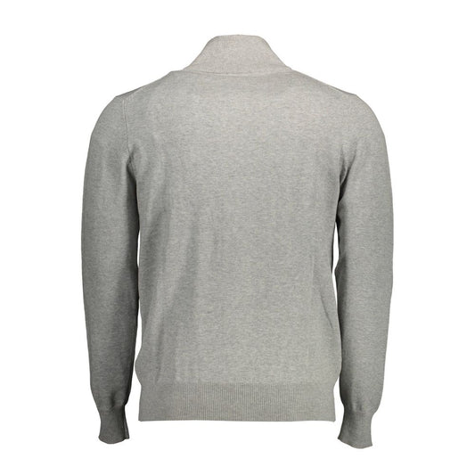 North Sails Gray Cotton Sweater Mens Cardigan Mens Sweater