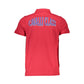 Cavalli Class Red Cotton Polo Shirt Mens T-Shirt