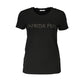 Patrizia Pepe Black Elastane T-Shirt