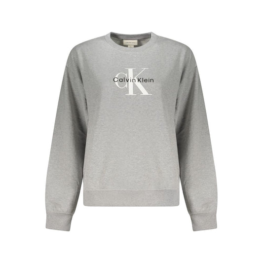 Calvin Klein Gray Cotton Sweatshirt