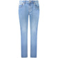 Calvin Klein Blue Cotton Women's Slim Jean