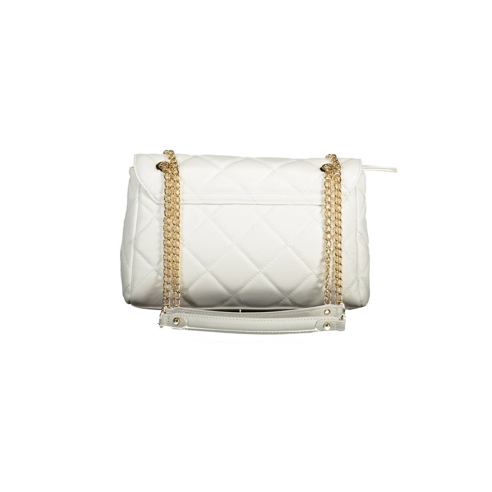 Mario Valentino White Polyethylene Handbag Womens Shoulder Bag