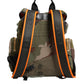 Dolce & Gabbana Military Green Patchwork Rucksack Backpack Bag