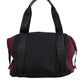 Dolce & Gabbana Black Maroon Hand Shoulder Duffel Travel Bag