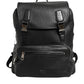 Dolce & Gabbana Black Palermo Backpack Hammered Calfskin Leather Bag