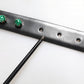 Dolce & Gabbana Black Leather Studded Silver Tone Buckle Belt