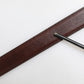 Dolce & Gabbana Brown Classic Silver Metal Logo Buckle Belt