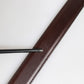 Dolce & Gabbana Brown Classic Silver Metal Logo Buckle Belt