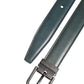 Dolce & Gabbana Green Classic Leather Metal Logo Buckle Belt