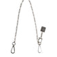 Dolce & Gabbana Silver Tone Metal Chain DG Charm Belt Keychain
