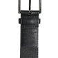 Dolce & Gabbana Green Black Polyester DG Logo Buckle Belt