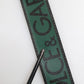 Dolce & Gabbana Green Black Polyester DG Logo Buckle Belt