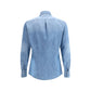Brunello Cucinelli Light Blue Denim Shirt