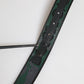 Dolce & Gabbana Green Black Polyester DG Logo Buckle Belt