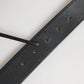 Dolce & Gabbana Black Leather Classic Metal Logo Buckle Belt