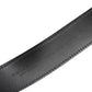 Dolce & Gabbana Black Leather Classic Metal Logo Buckle Belt