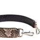 Dolce & Gabbana Brown Exotic Leather Handbag Accessory Shoulder Strap
