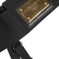 Dolce & Gabbana Black Leather Logo Wide Waist Belt Suspender