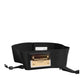 Dolce & Gabbana Black Leather Logo Wide Waist Belt Suspender