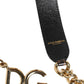 Dolce & Gabbana Brown Leopard Gold Brass Chain Accessory Shoulder Strap