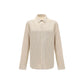 Rick Owens Cream Cotton Shirt